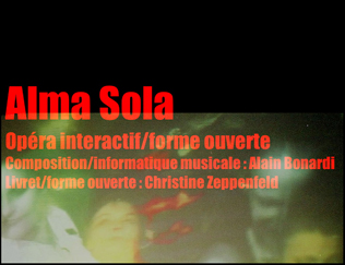 Alain BonardiAnalyse d’Alma Sola d’Alain Bonardi